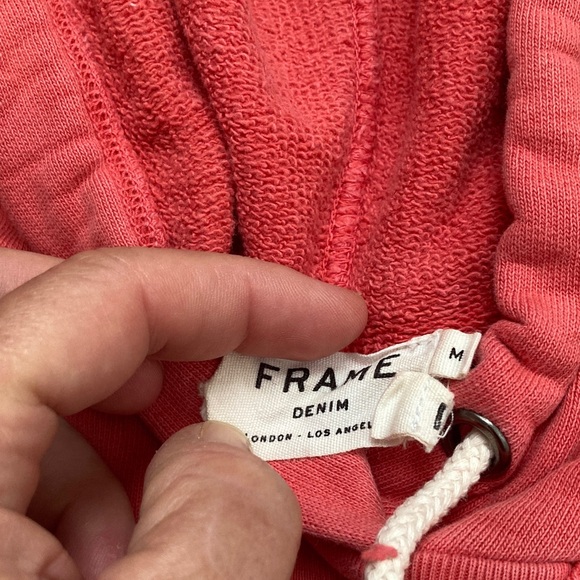 Frame Denim Cropped Track Hoodie - Picture 5 of 10